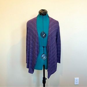 Julie’s Closet Purple Cardigan Knitted Cotton Size M